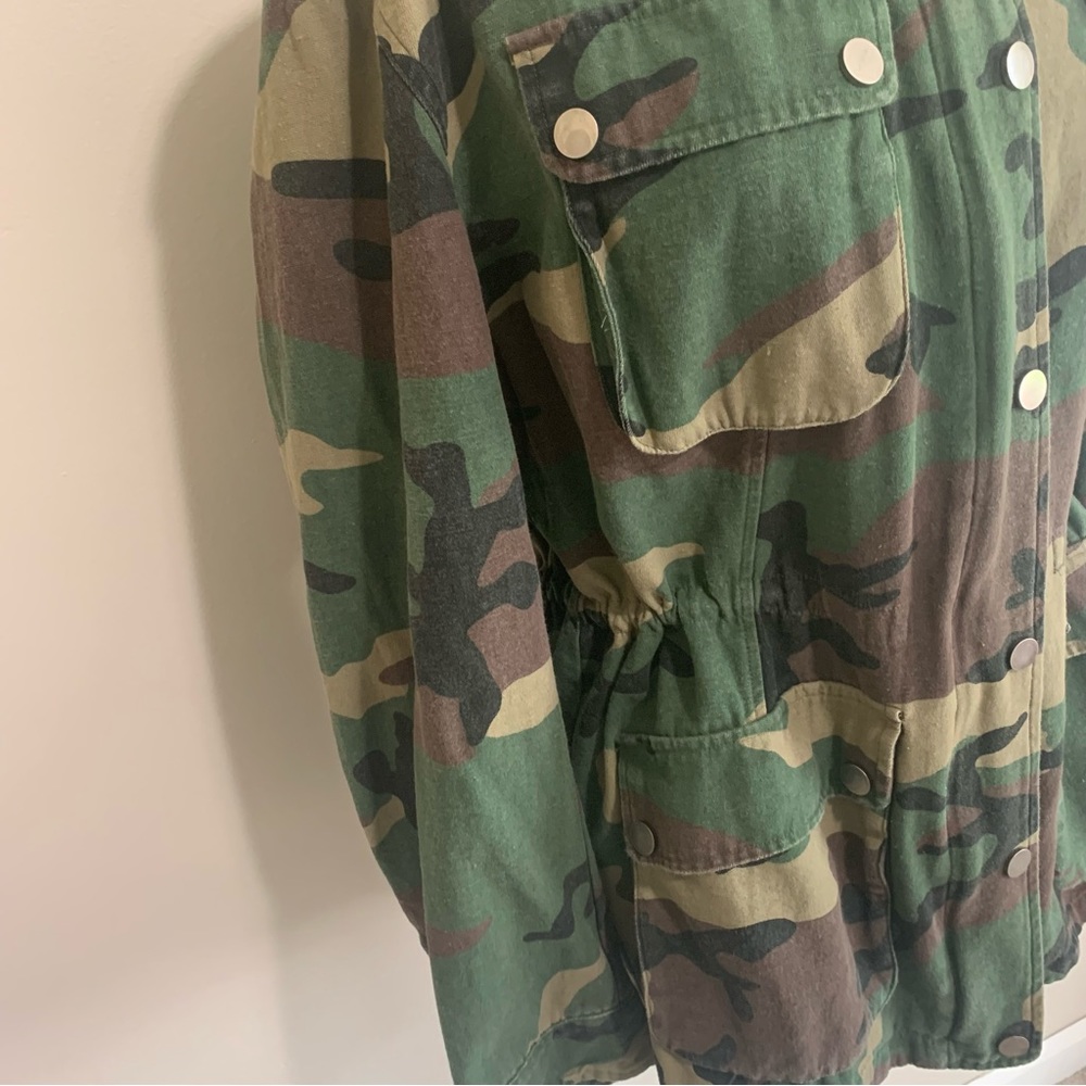 VICI Exclusive X Fate Camo Print Utility Parka Jacket Coat - Picture 6 of 16